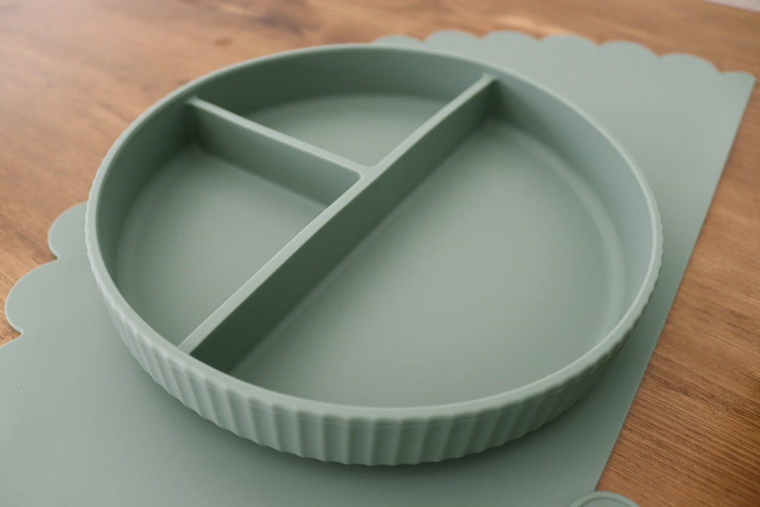 Mabel & Fox - Silicone Plate - Sage - Mabel & Fox