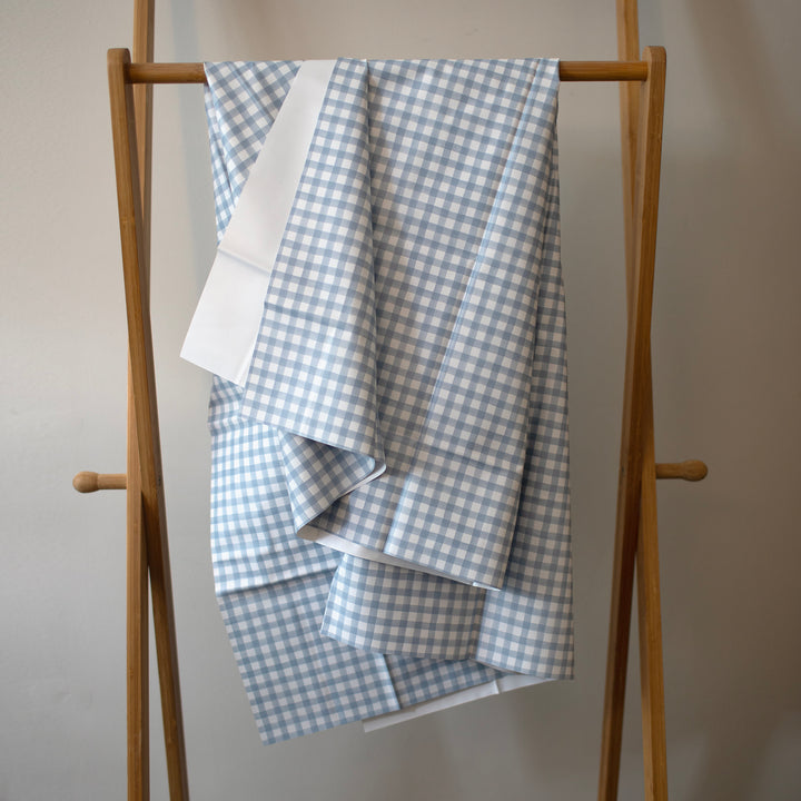 Mabel & Fox - Splash Mat - Blue Gingham - Mabel & Fox