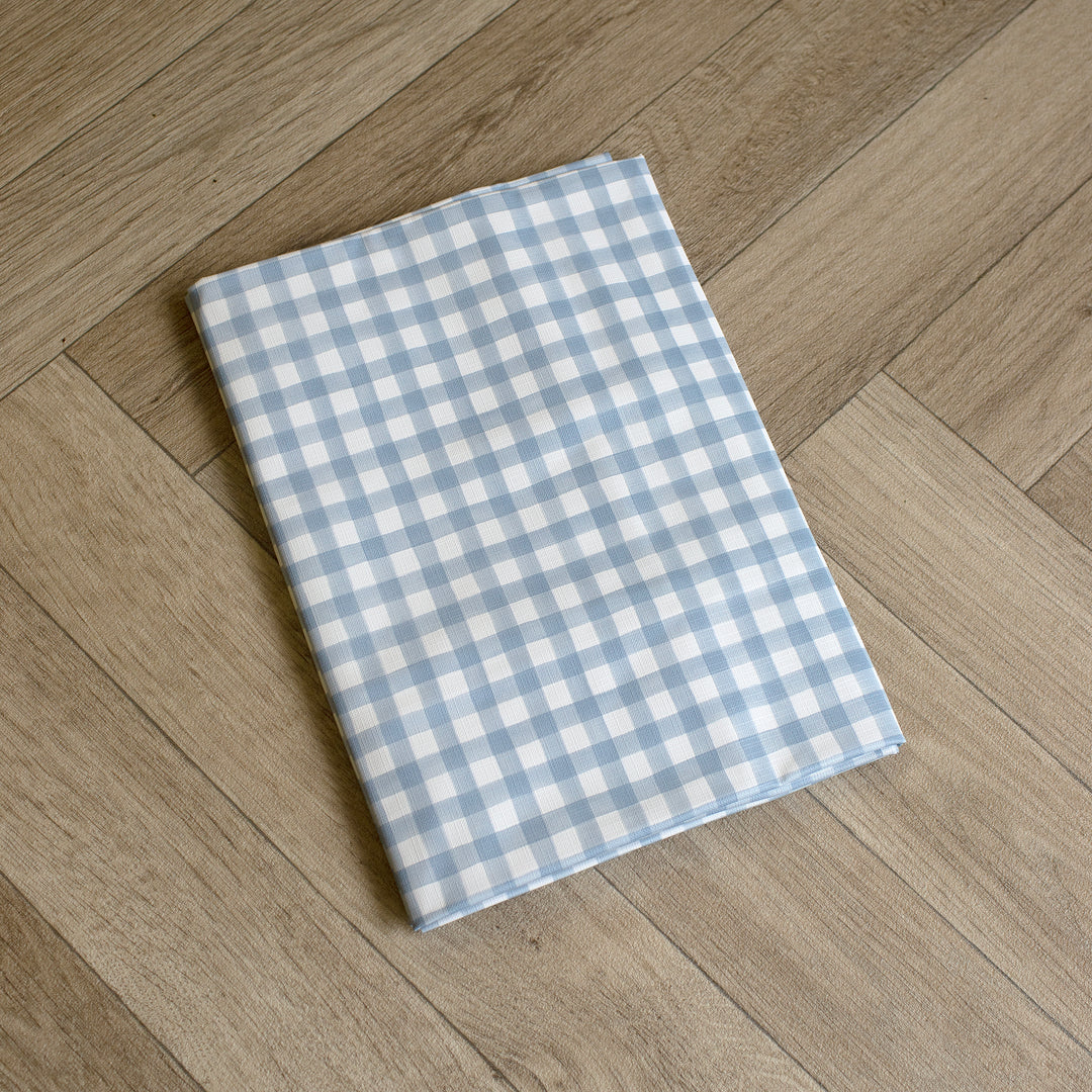 Mabel & Fox - Splash Mat - Blue Gingham - Mabel & Fox