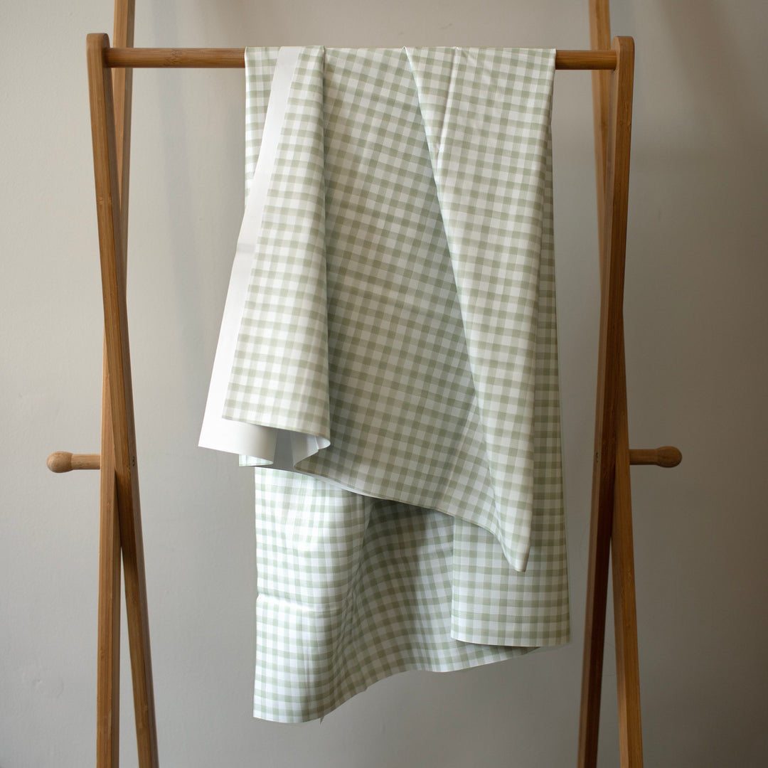 Mabel & Fox - Splash Mat - Sage Gingham - Mabel & Fox