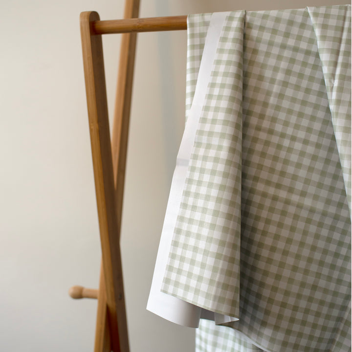 Mabel & Fox - Splash Mat - Sage Gingham - Mabel & Fox