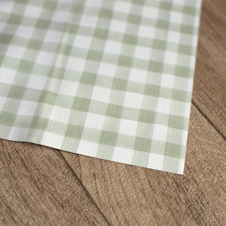 Mabel & Fox - Splash Mat - Sage Gingham - Mabel & Fox