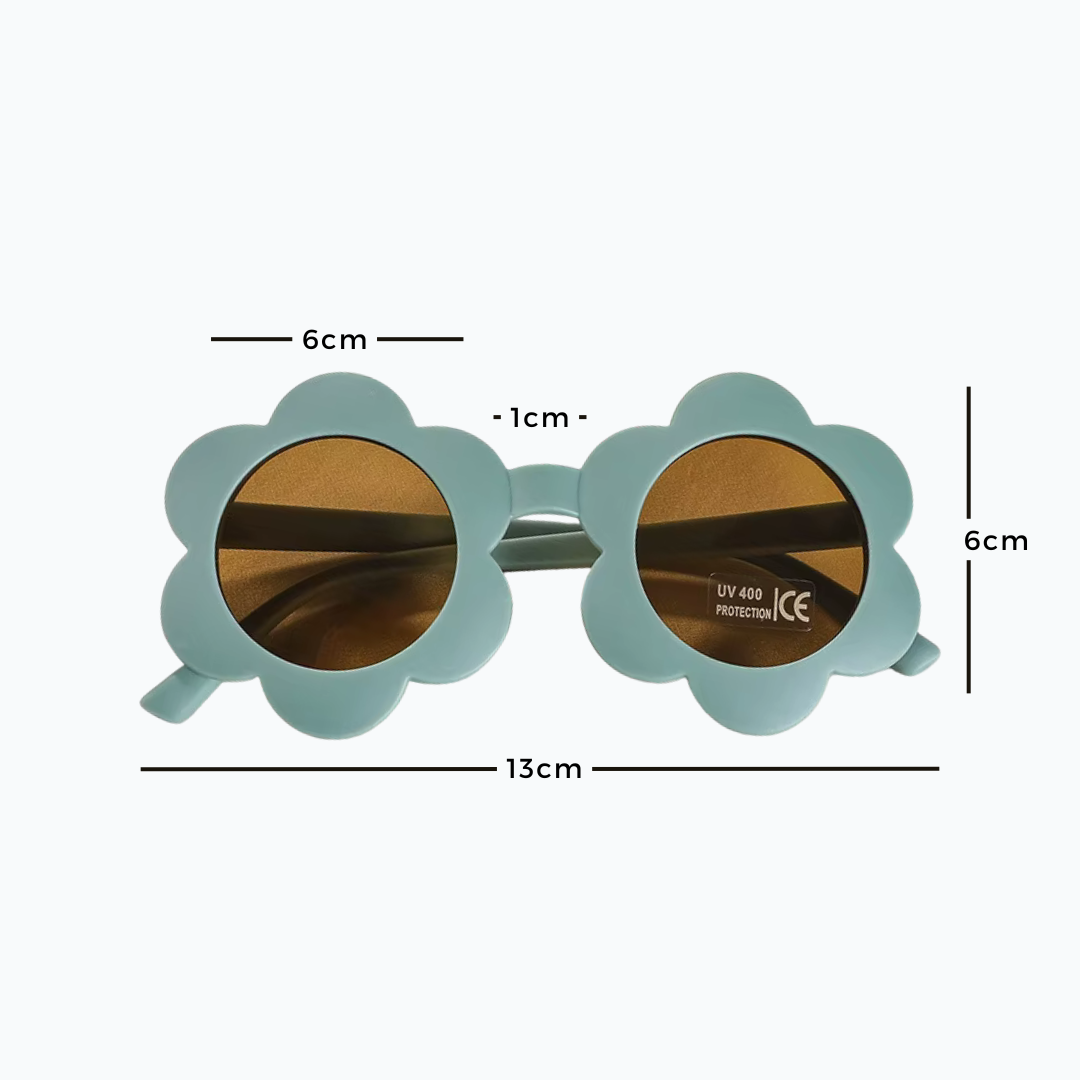 Mabel & Fox - Sunglasses - Flower - Green - Mabel & Fox