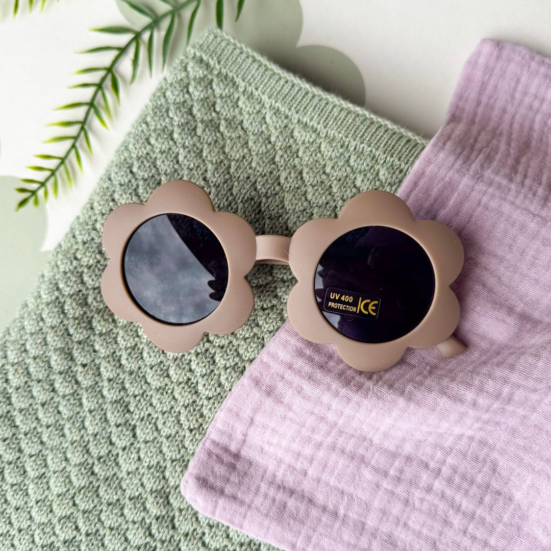 Mabel & Fox - Sunglasses - Flower - Taupe - Mabel & Fox