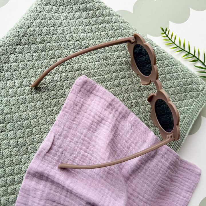 Mabel & Fox - Sunglasses - Flower - Taupe - Mabel & Fox