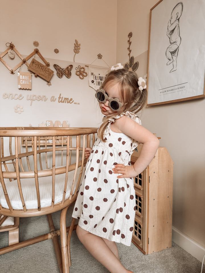 Mabel & Fox - Sunglasses - Flower - Taupe - Mabel & Fox