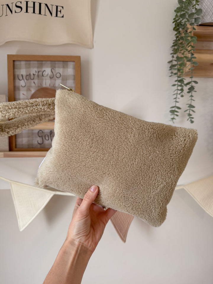 Mabel & Fox - Teddy Pouch - Biscuit - Mabel & Fox