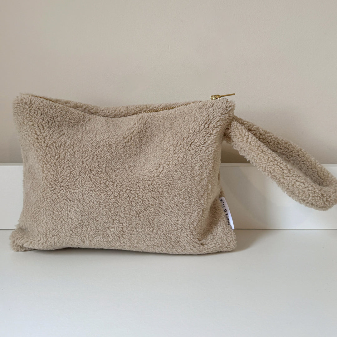 Mabel & Fox - Teddy Pouch - Biscuit - Mabel & Fox