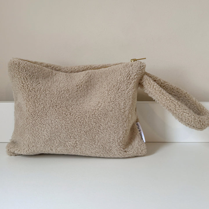 Mabel & Fox - Teddy Pouch - Biscuit - Mabel & Fox