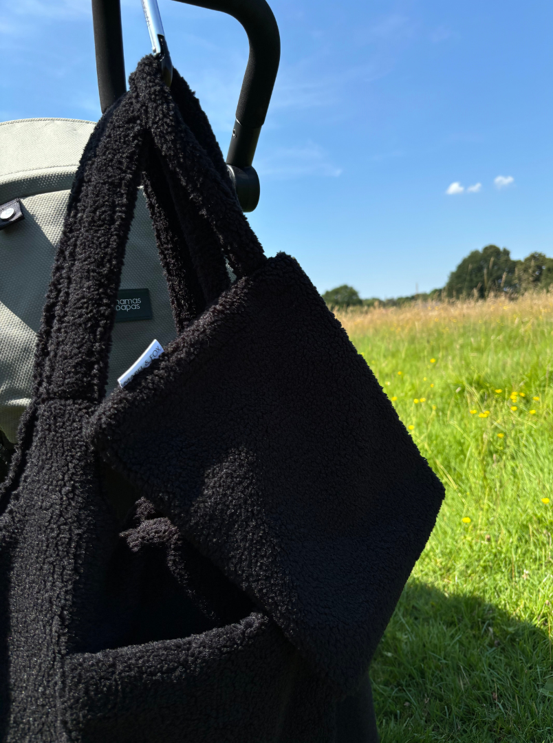 Mabel & Fox - Teddy Pouch - Black - Mabel & Fox