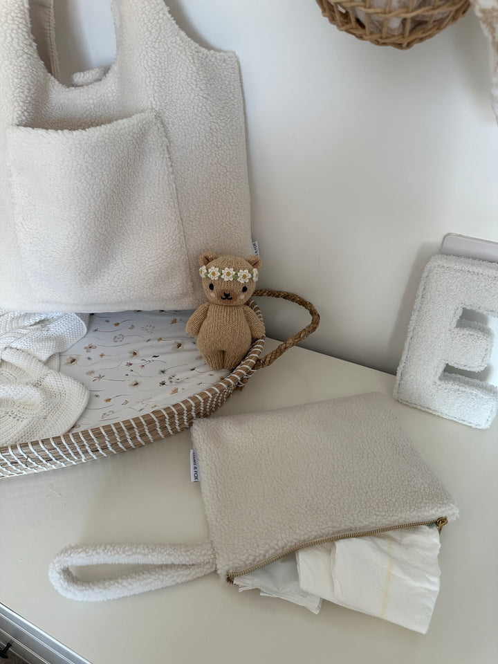 Mabel & Fox - Teddy Pouch - Milk - Mabel & Fox