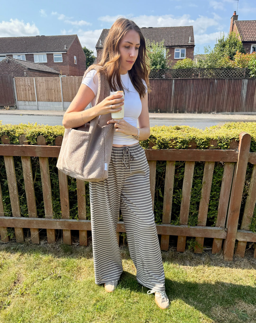 Mabel & Fox - Teddy Tote Bag - Ash Brown - Mabel & Fox