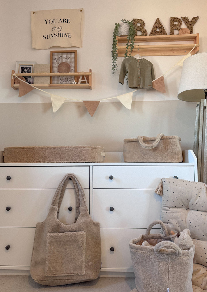 Mabel & Fox - Teddy Tote Bag - Biscuit - Mabel & Fox