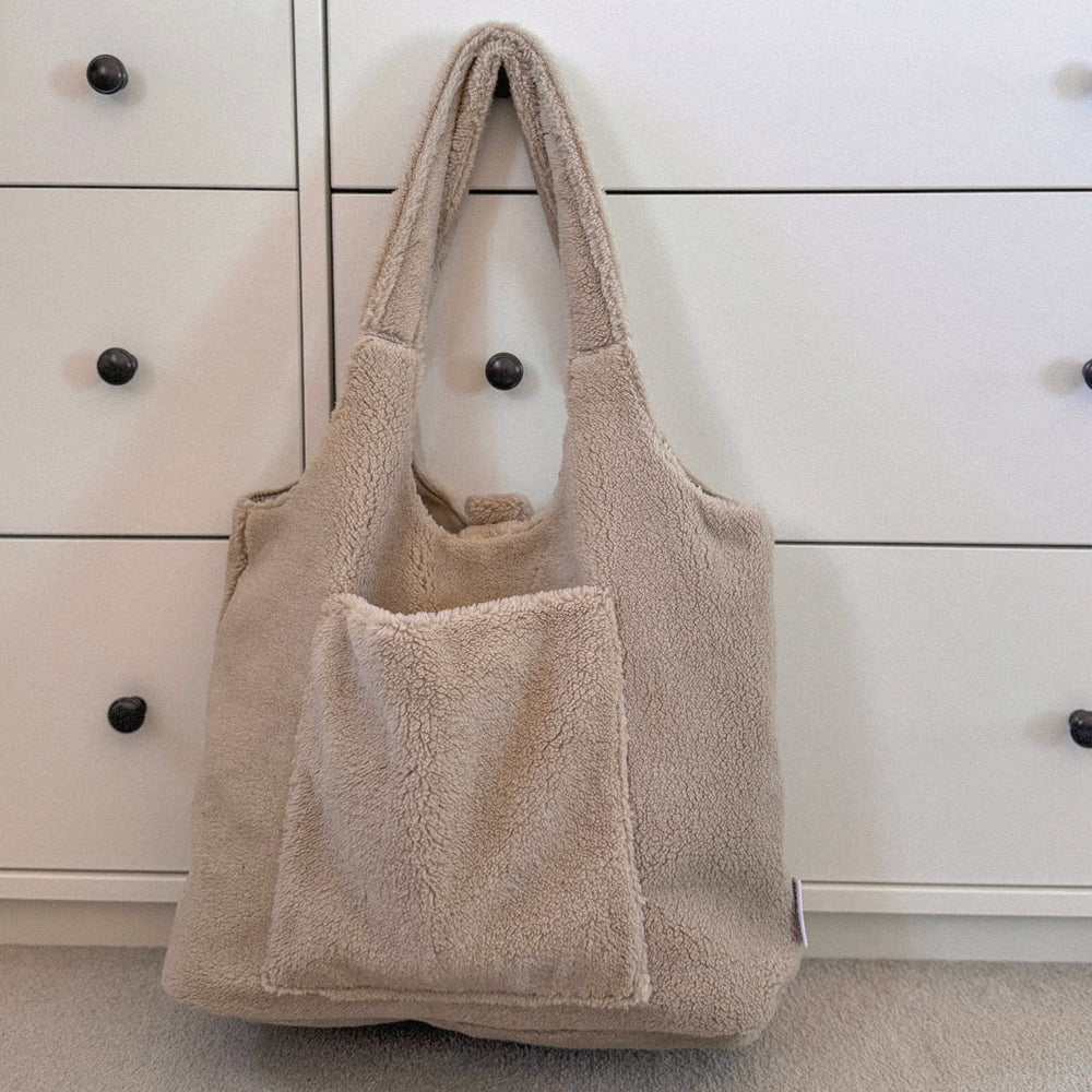 Mabel & Fox - Teddy Tote Bag - Biscuit - Mabel & Fox