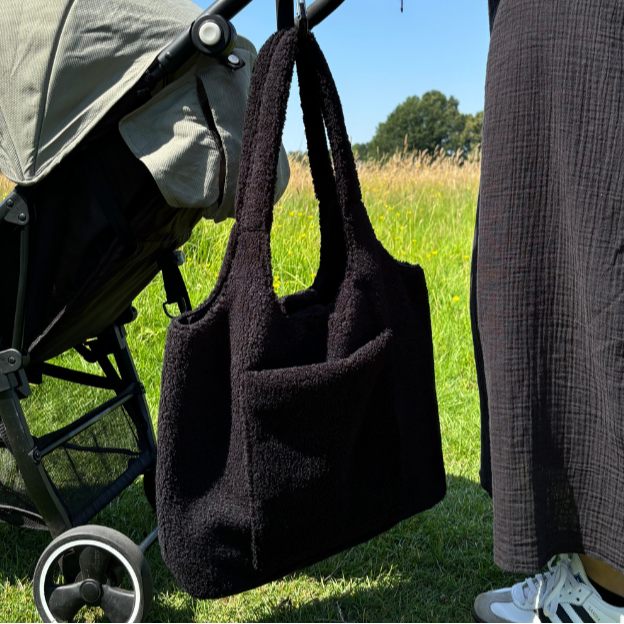 Mabel & Fox - Teddy Tote Bag - Black - Mabel & Fox