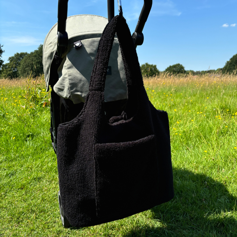 Mabel & Fox - Teddy Tote Bag - Black - Mabel & Fox