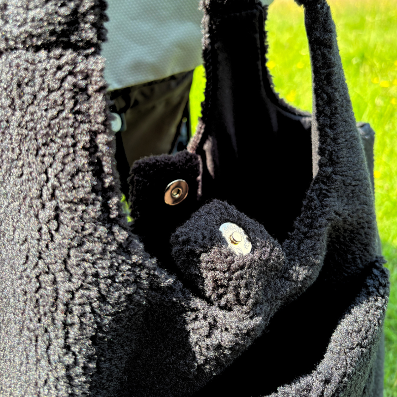 Mabel & Fox - Teddy Tote Bag - Black - Mabel & Fox