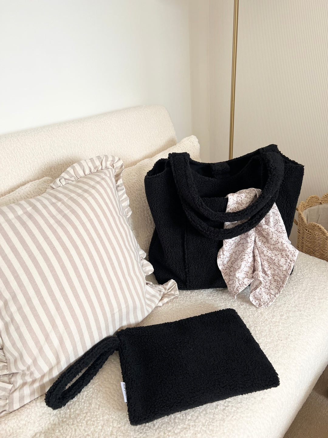 Mabel & Fox - Teddy Tote Bag - Black - Mabel & Fox