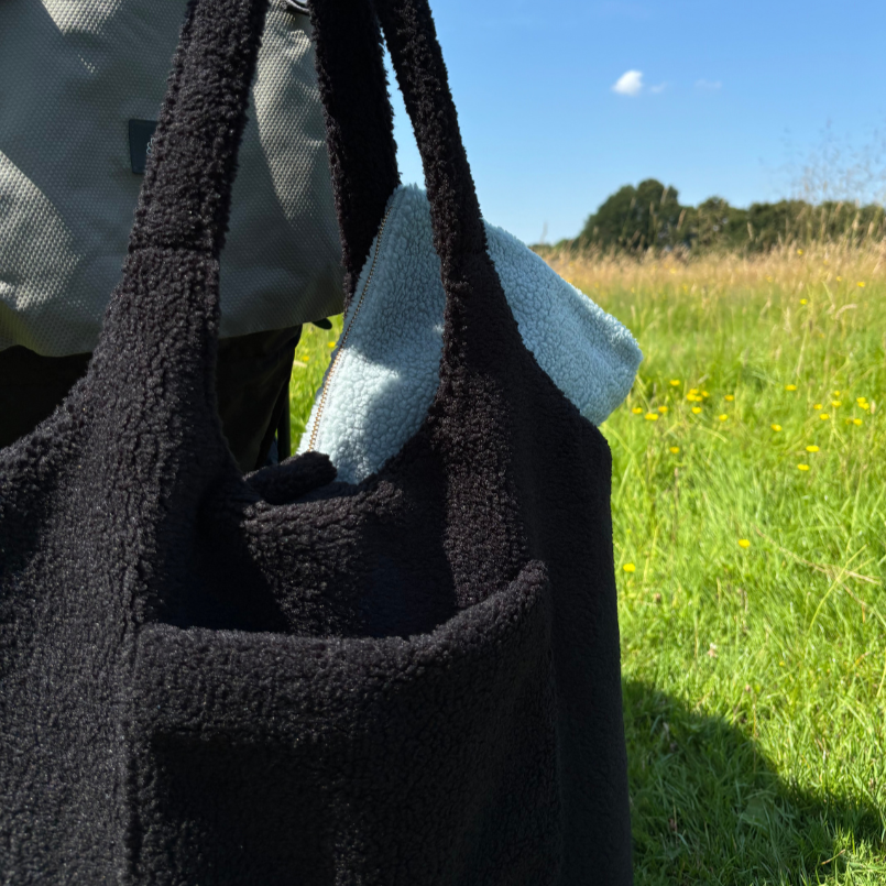 Mabel & Fox - Teddy Tote Bag - Black - Mabel & Fox