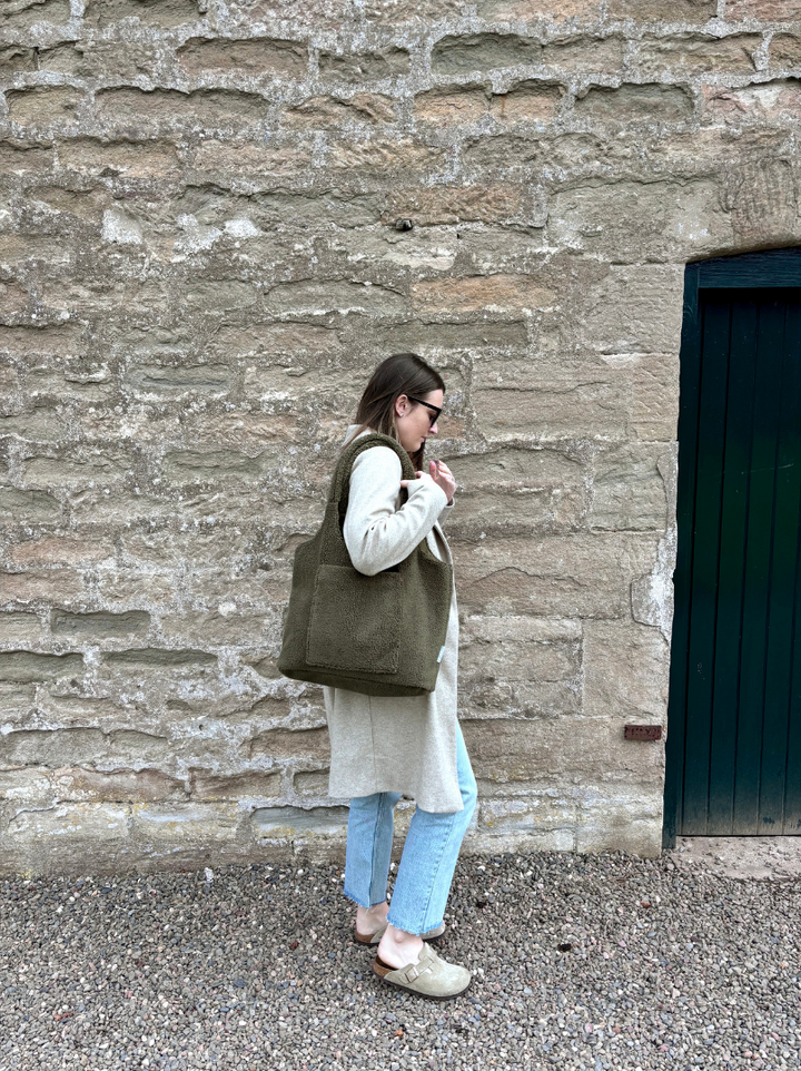 Mabel & Fox - Teddy Tote Bag - Forest - Mabel & Fox