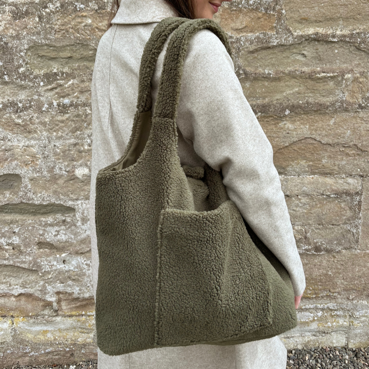 Mabel & Fox - Teddy Tote Bag - Forest - Mabel & Fox
