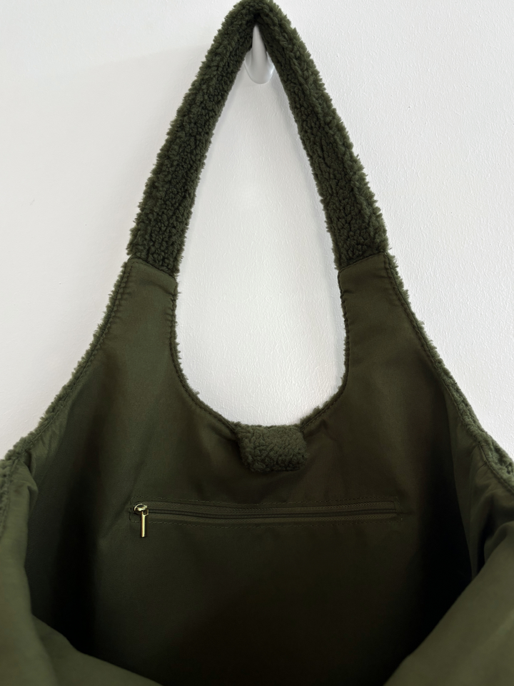 Mabel & Fox - Teddy Tote Bag - Forest - Mabel & Fox