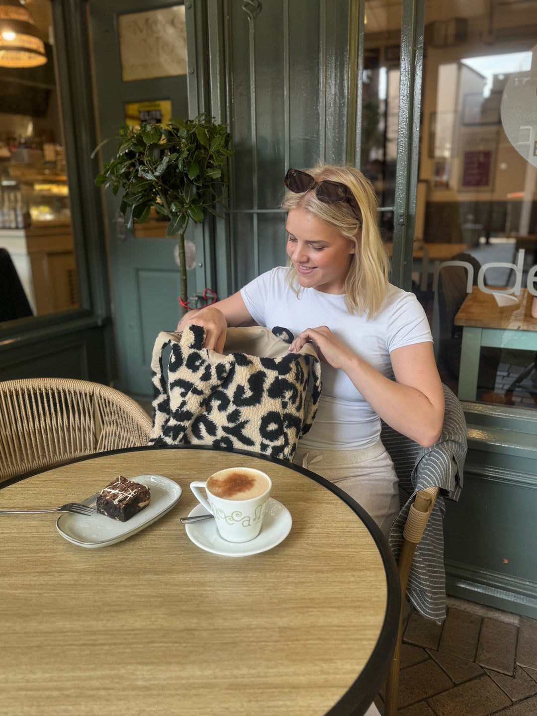 Mabel & Fox - Teddy Tote Bag - Leopard - Mabel & Fox