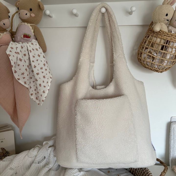 Mabel & Fox - Teddy Tote Bag - Milk - Mabel & Fox
