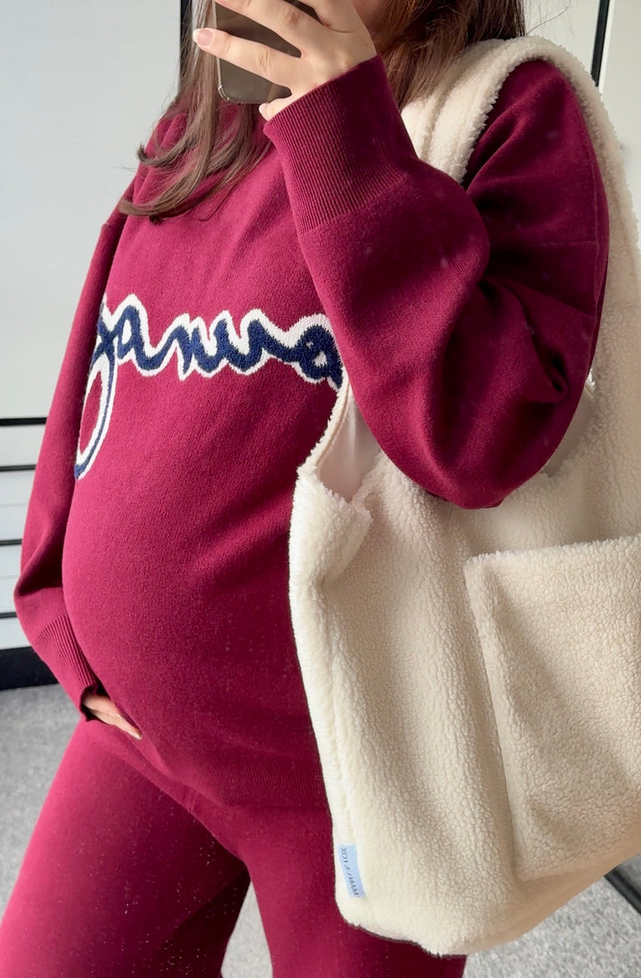 Mabel & Fox - Teddy Tote Bag - Milk - Mabel & Fox