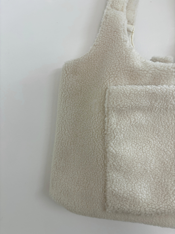 Mabel & Fox - Teddy Tote Bag - Milk - Mabel & Fox