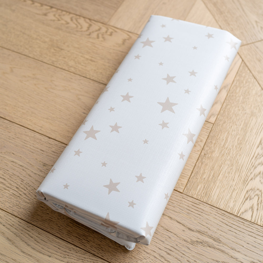 Mabel & Fox - Travel Changing Mat - Beige Stars - Mabel & Fox