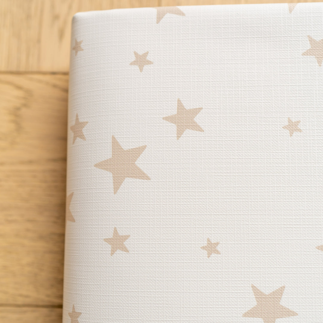 Mabel & Fox - Travel Changing Mat - Beige Stars - Mabel & Fox