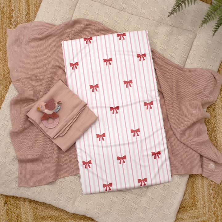 Mabel & Fox - Travel Changing Mat - Bow Cute - Mabel & Fox