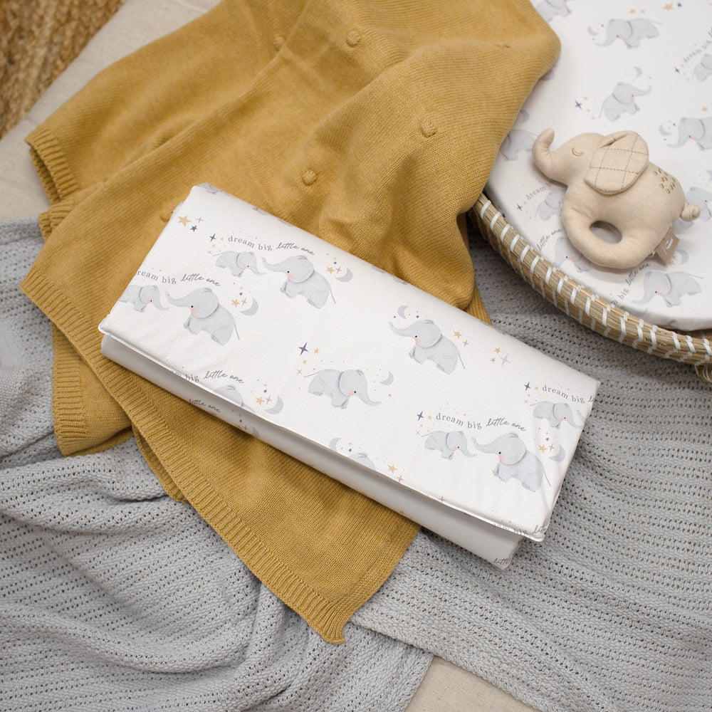 Mabel & Fox - Travel Changing Mat - Elephants - Mabel & Fox