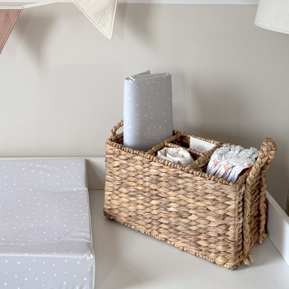 Mabel & Fox - Travel Changing Mat - Grey Spotty - Mabel & Fox