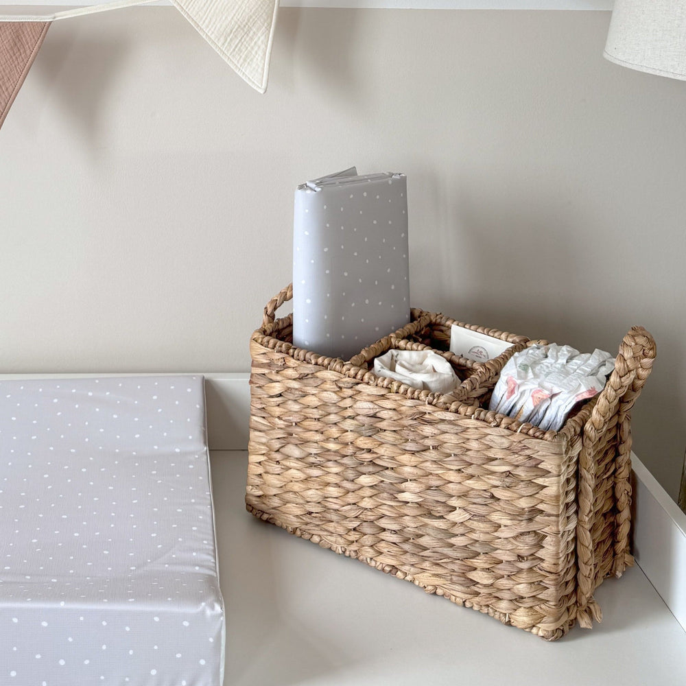 Mabel & Fox - Travel Changing Mat - Grey Spotty - Mabel & Fox