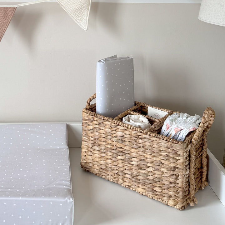 Mabel & Fox - Travel Changing Mat - Grey Spotty - Mabel & Fox