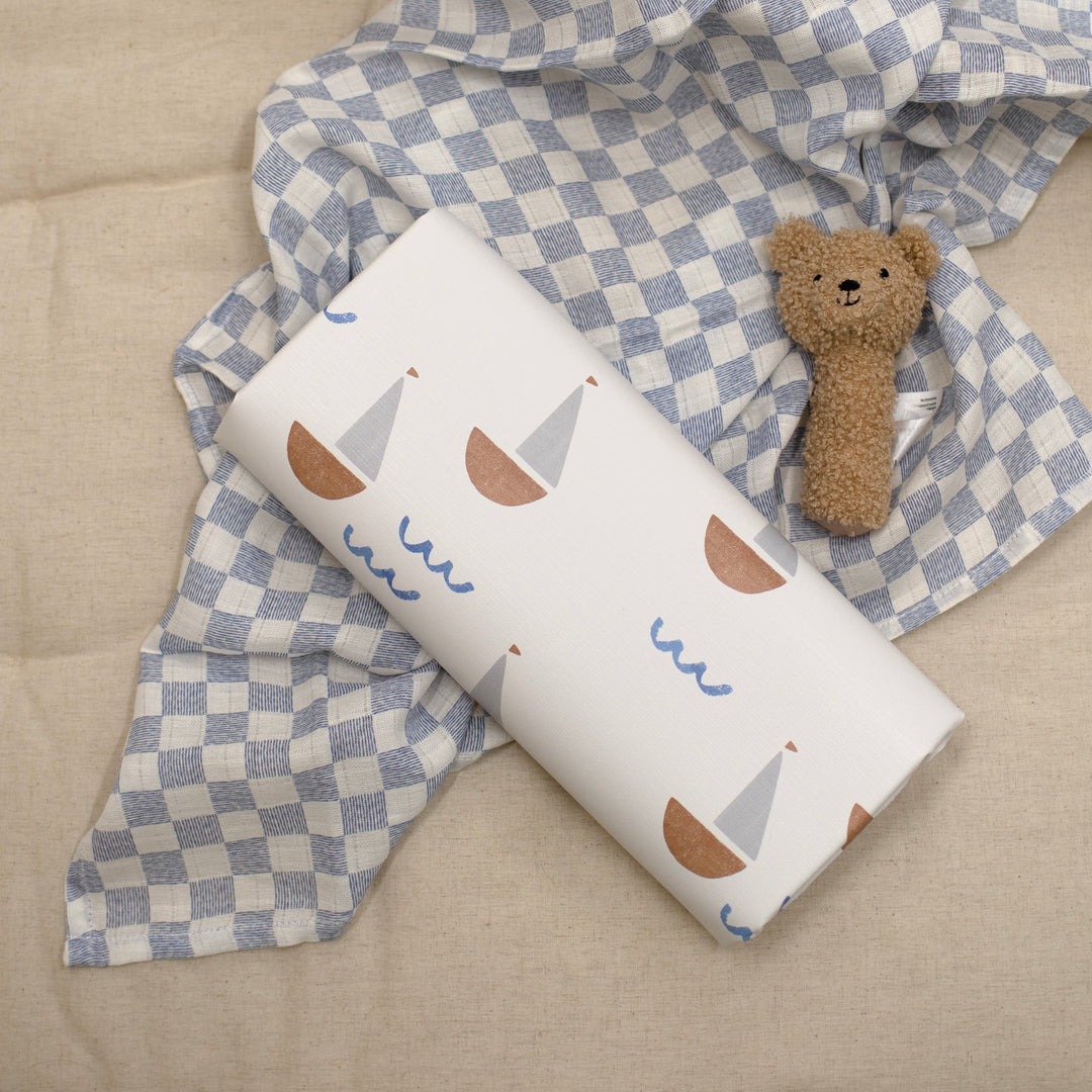 Mabel & Fox - Travel Changing Mat - Sail Away - Mabel & Fox