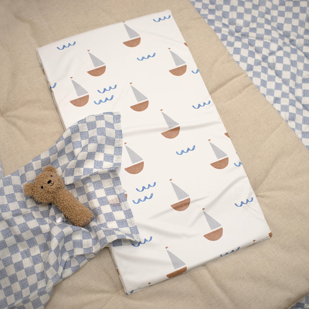 Mabel & Fox - Travel Changing Mat - Sail Away - Mabel & Fox
