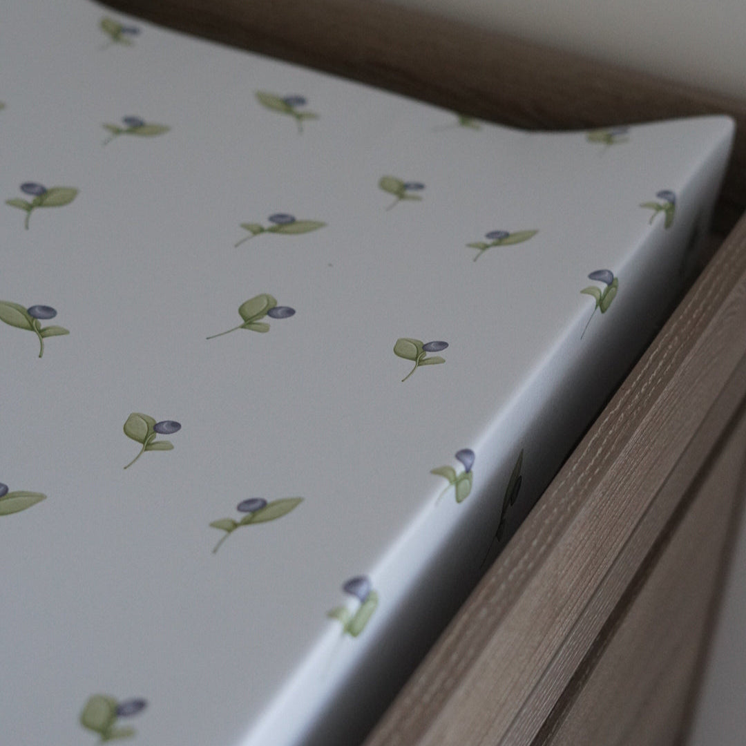 Mabel & Fox - Wedge Baby Changing Mat - Berry Cute - Mabel & Fox