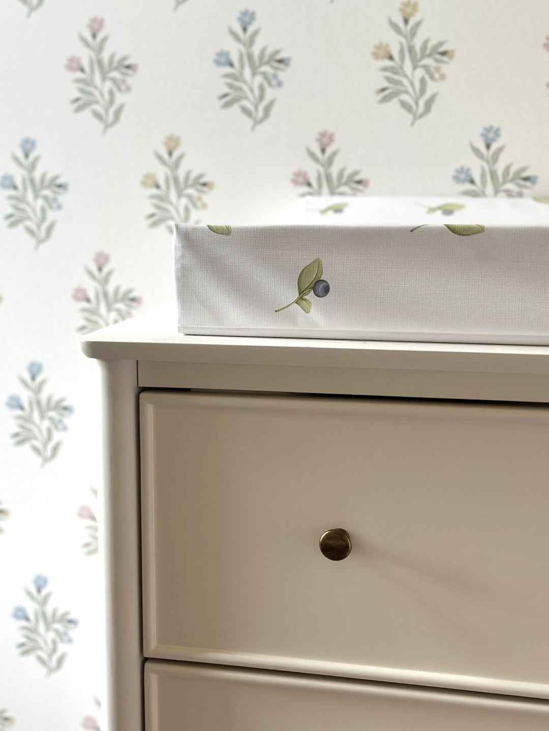 Mabel & Fox - Wedge Baby Changing Mat - Berry Cute - Mabel & Fox