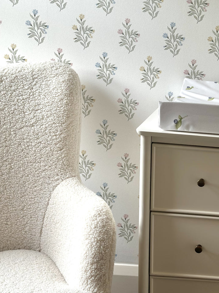 Mabel & Fox - Wedge Baby Changing Mat - Berry Cute - Mabel & Fox