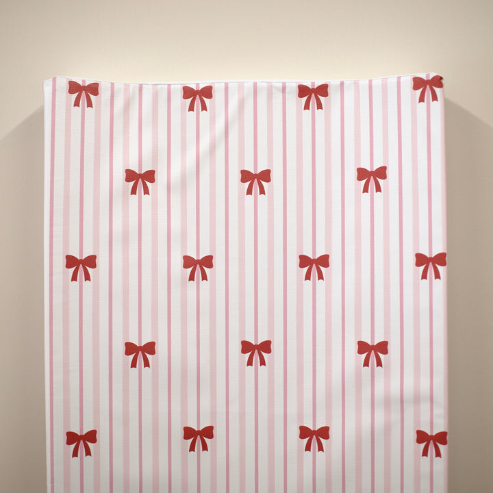 Mabel & Fox - Wedge Baby Changing Mat - Bow Cute - Mabel & Fox