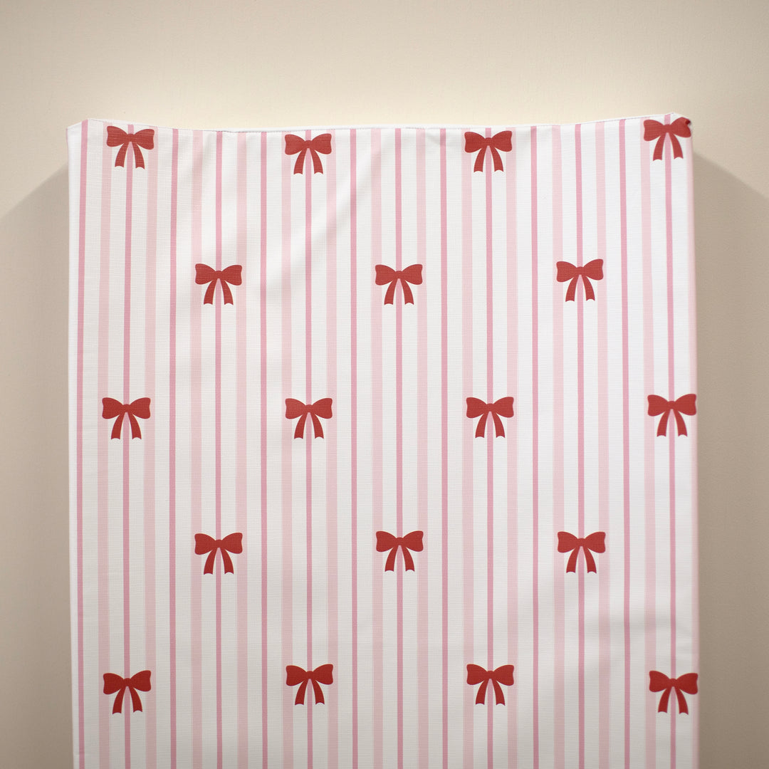 Mabel & Fox - Wedge Baby Changing Mat - Bow Cute - Mabel & Fox