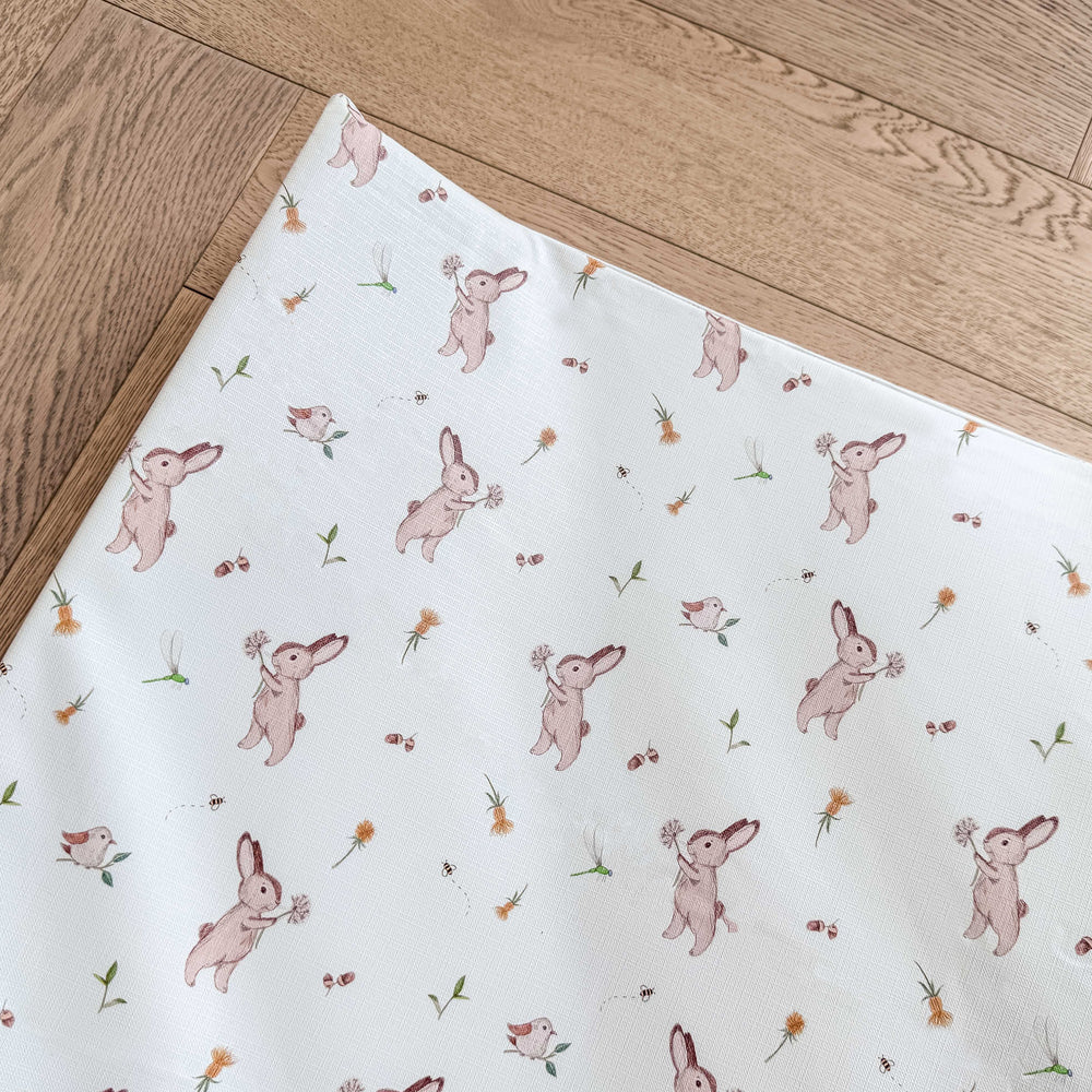 Mabel & Fox - Wedge Baby Changing Mat - Bunny - Mabel & Fox