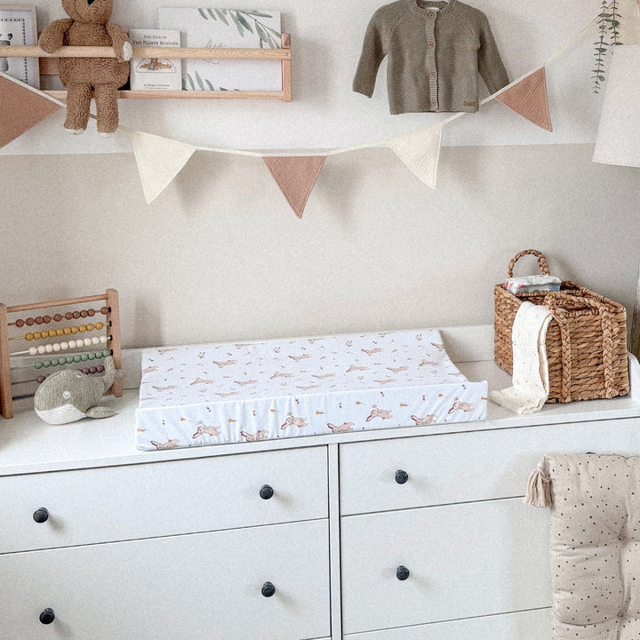 Mabel & Fox - Wedge Baby Changing Mat - Bunny - Mabel & Fox