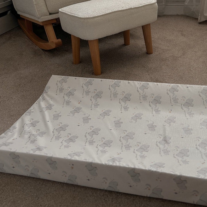 Mabel & Fox - Wedge Baby Changing Mat - Elephants - Mabel & Fox
