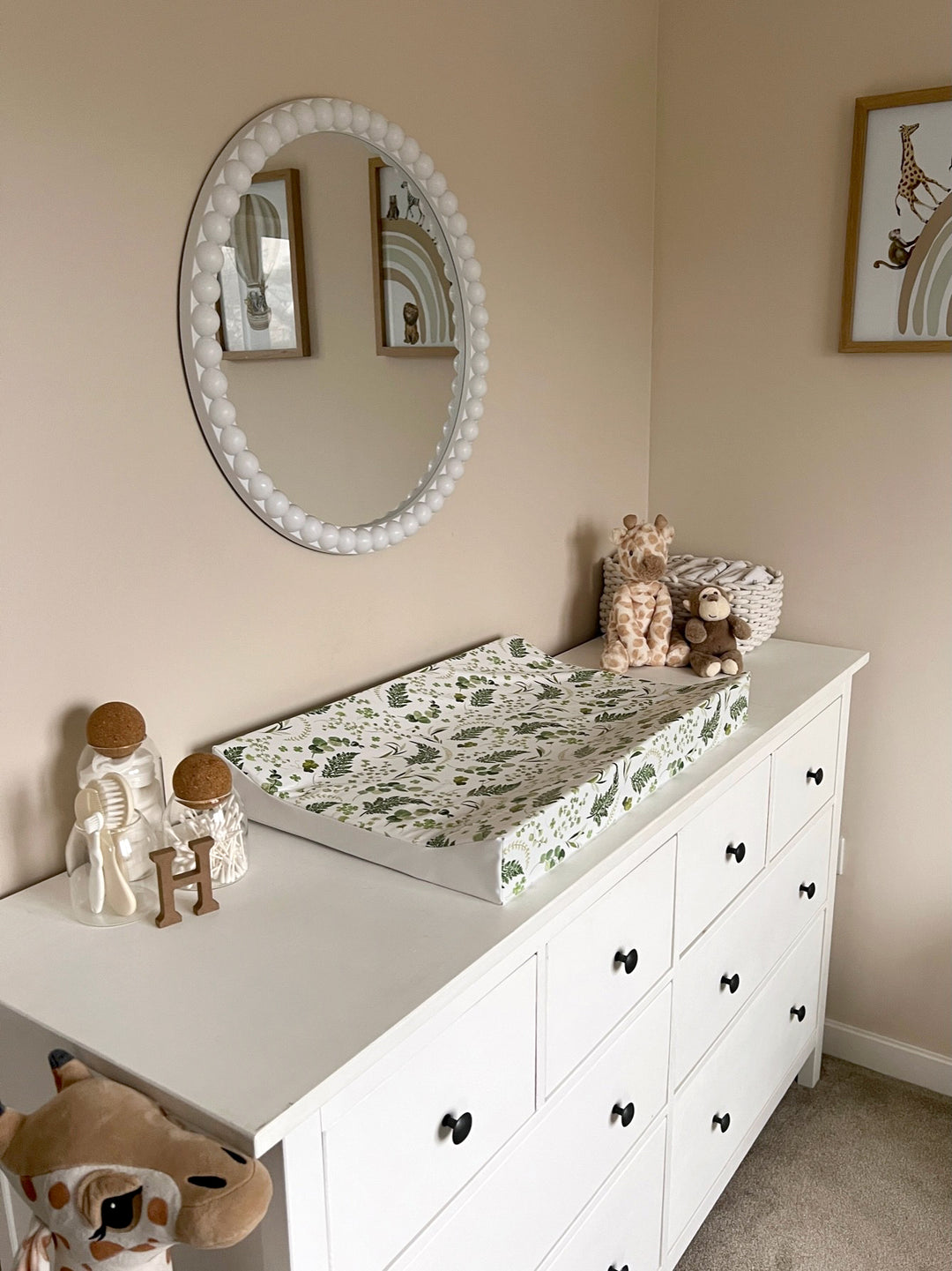 Mabel & Fox - Wedge Baby Changing Mat - Evergreen - Mabel & Fox