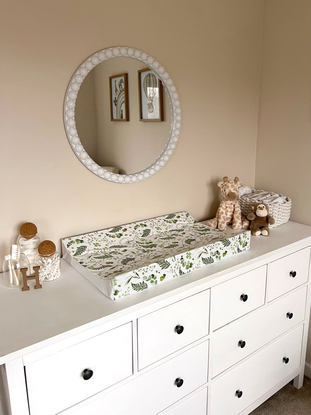 Mabel & Fox - Wedge Baby Changing Mat - Evergreen - Mabel & Fox