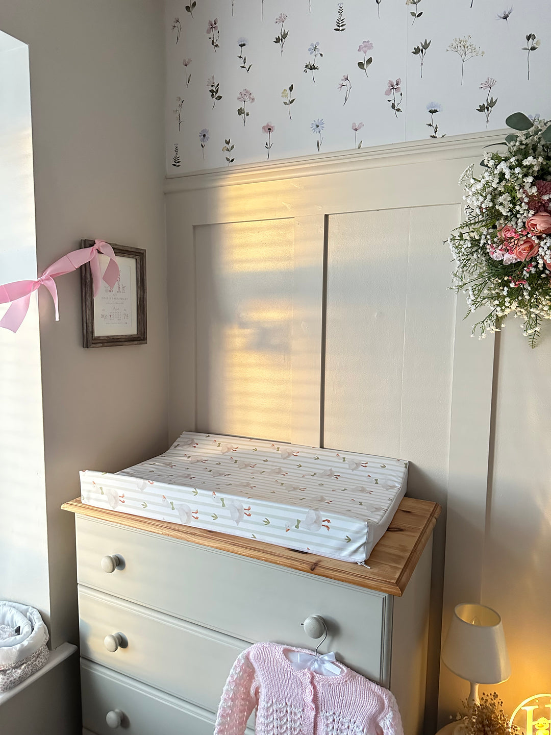 Mabel & Fox - Wedge Baby Changing Mat - Mr Goose - Mabel & Fox